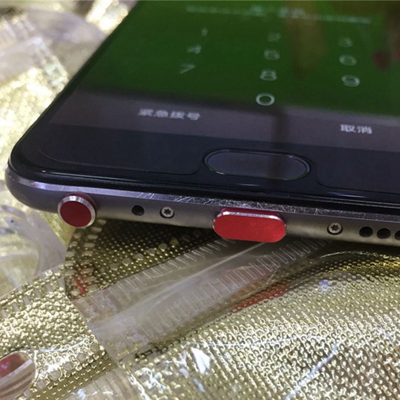 Nút chống bụi kim loại cổng Micro USB Android 3.5