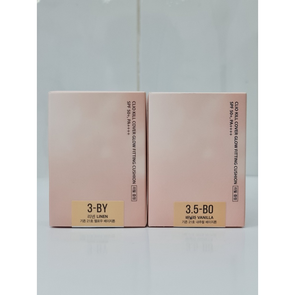 Phấn Nước Siêu Căng Bóng Và Che Khuyết Điểm CLIO Kill Cover Glow Fitting Cushion SPF50+ PA++++ Hàn Quốc