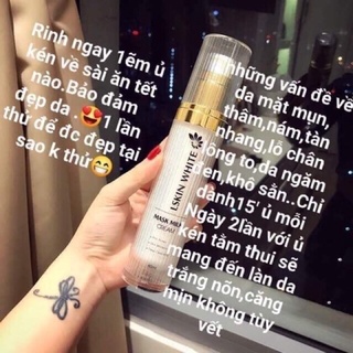 Ủ kén tằm trắng da mờ nám Lskin white Đan thy