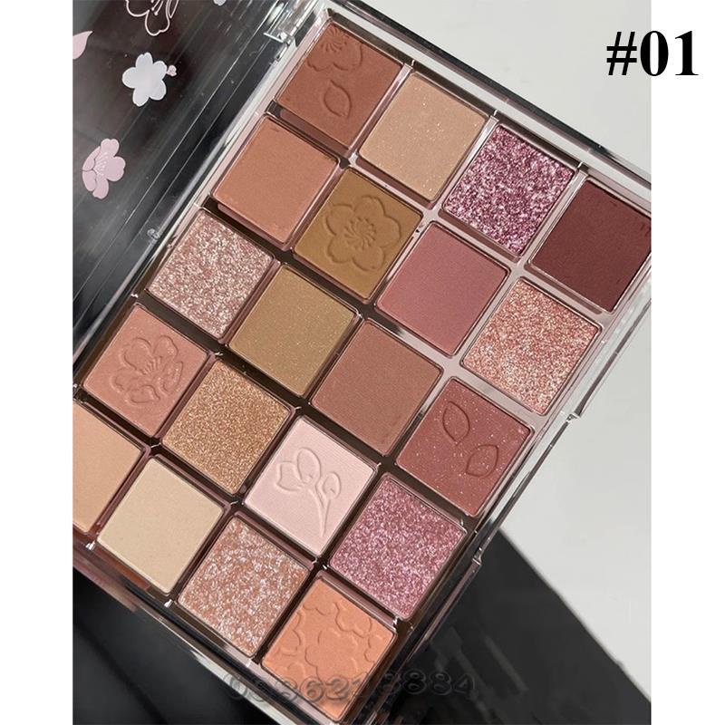 Bảng phấn màu mắt Hoa Anh Đào 20 ô màu Dikalu Cherry Blossoms Dance D0281