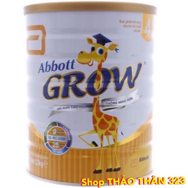 Date 2023-Sữa Abbott Grow 3 Lon 900g/ Grow 4 Lon 900g/ Grow 4 Lon 1.7Kg