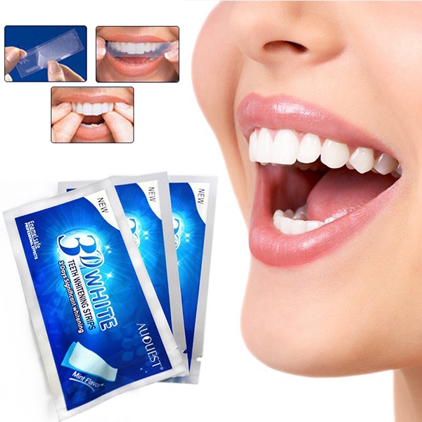 Miếng Dán Trắng Răng 3D White Teeth Whitening Strip - Lẻ 1 Miếng TREEHOUSE SHOP