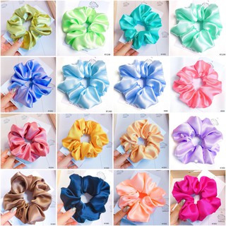 (Siêu bự) Dây buộc tóc, cột tóc, phụ kiện tóc scrunchies vải phi bóng cao cấp Orin K1054 K1038 K1039 K1040