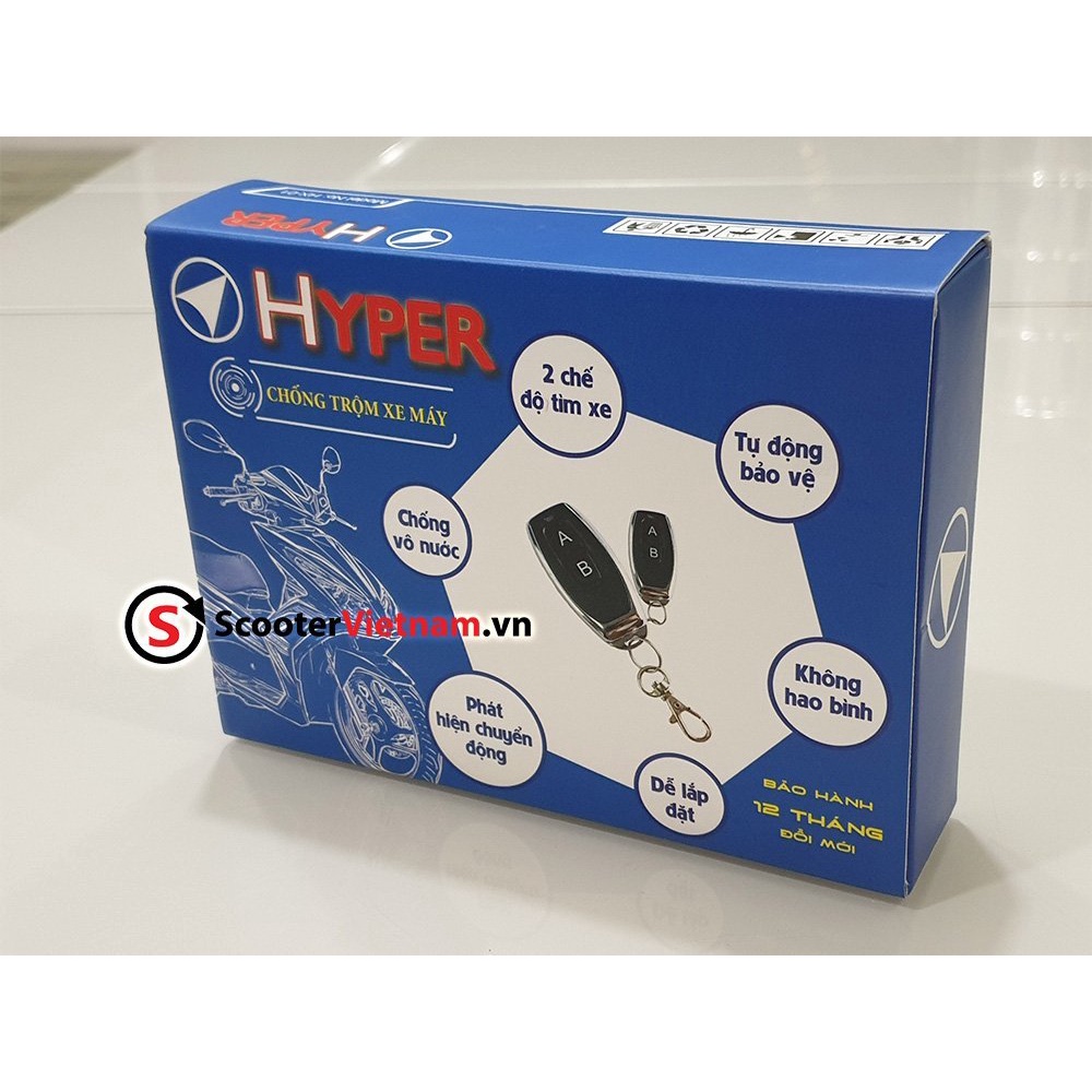 Bộ khoá chống trộm xe máy Hyper
