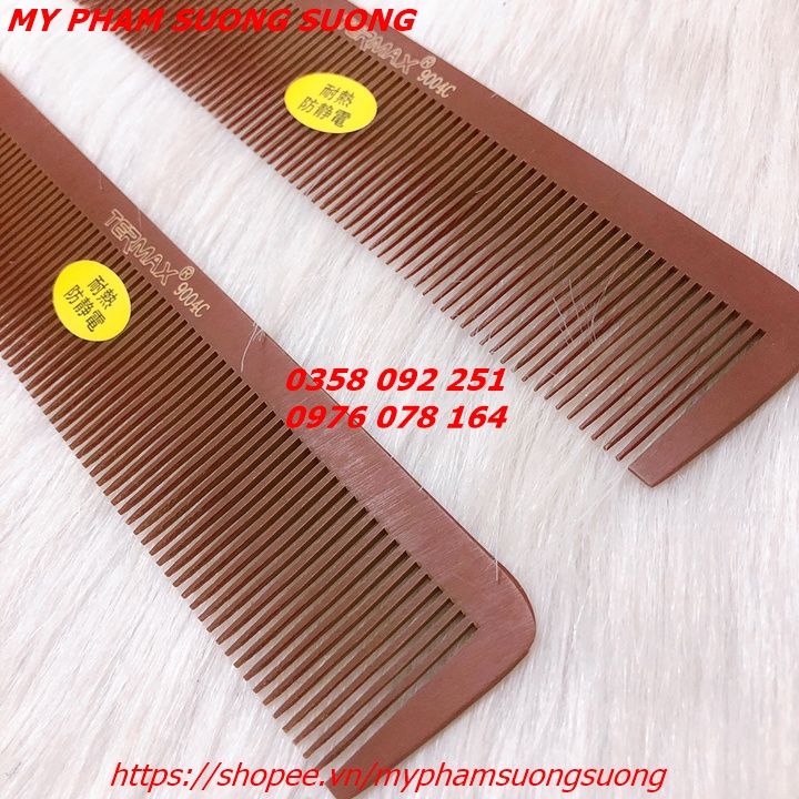 Lược Cắt Tóc Nam Bản To Cắt Kê Tông Đơ Termax 9004C Barber Comb