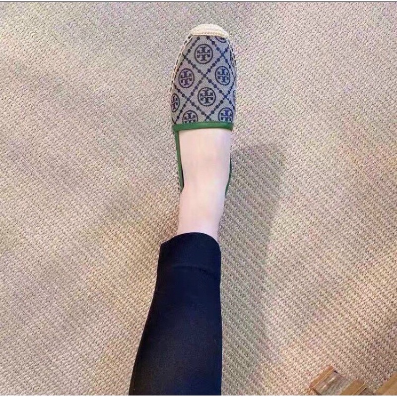 Giày Đế Cói hoa văn