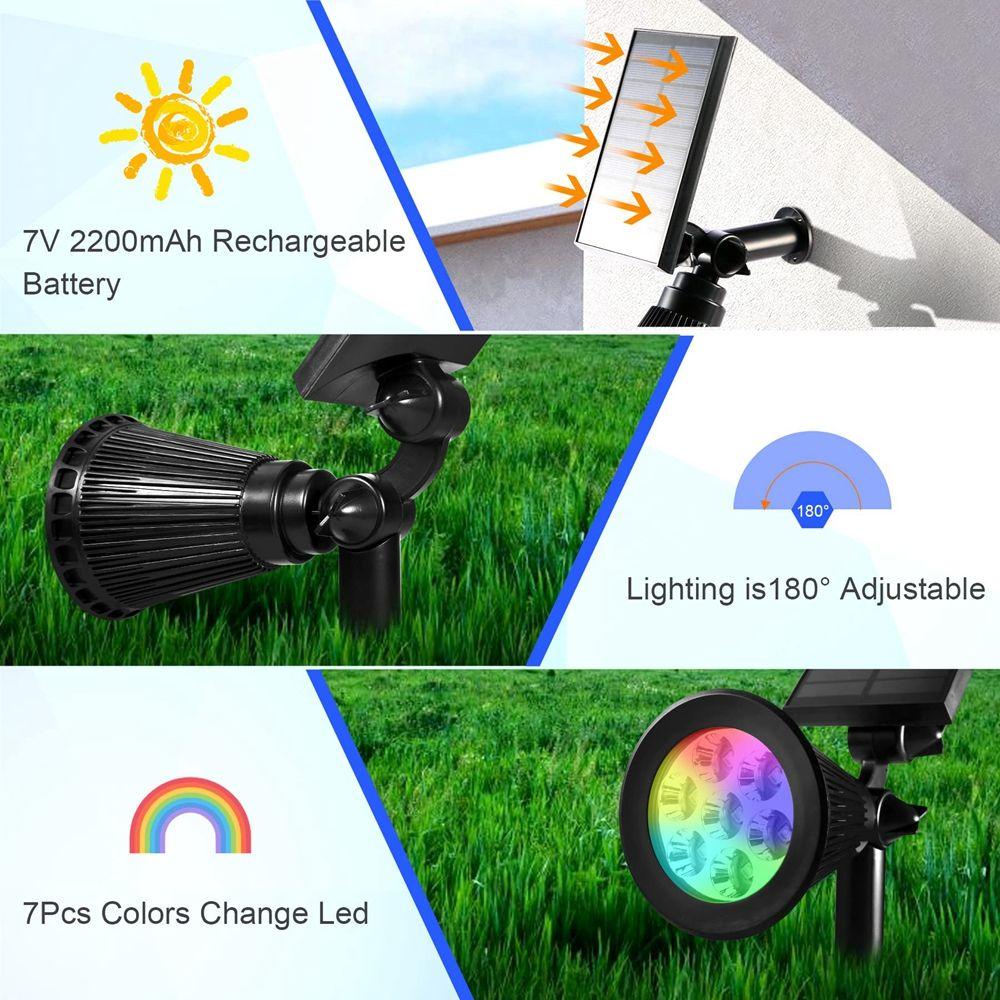 Đèn Gắn Tường Trang Trí Sân Vườn Dùng Năng Lượng Mặt Trời