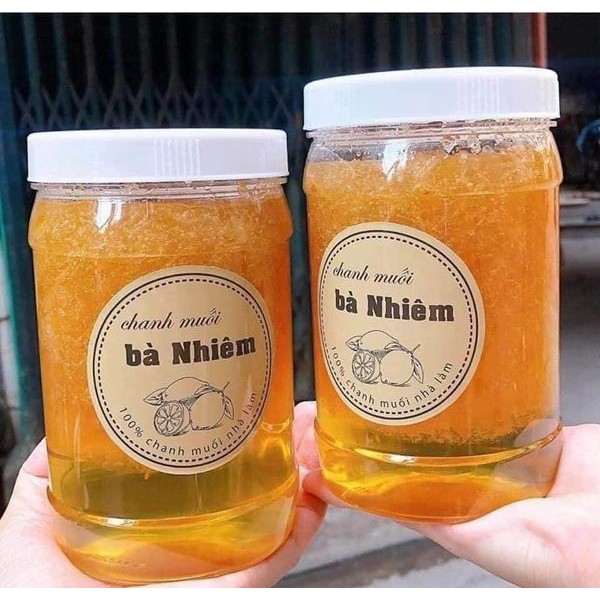 Chanh muối nhà làm Bà Nhiêm