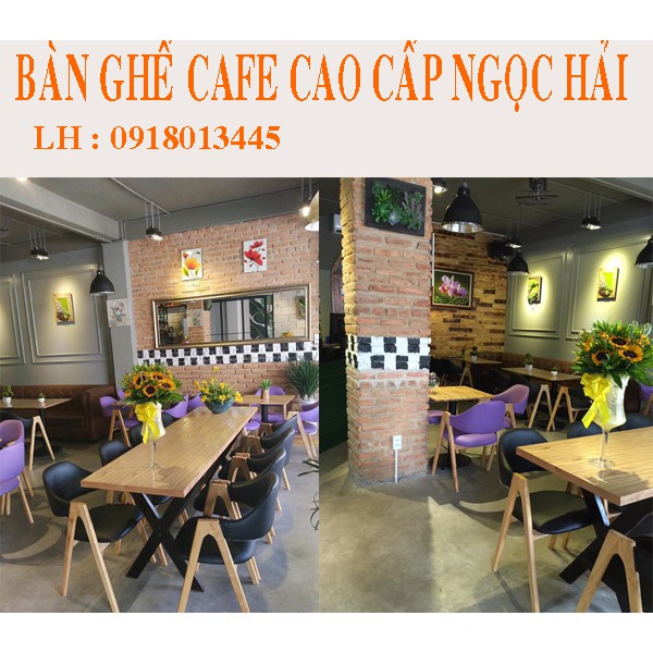 bàn ghế gỗ cafe giá rẻ