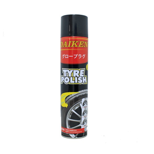 Chai xịt bảo dưỡng lốp vỏ xe DAIKEN TYRE POLISH 650ml