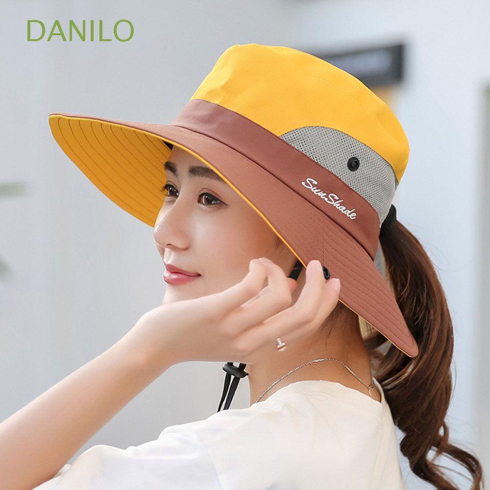 Nón tai bèo chống nước thoáng khí có dây rút thời trang cho nam nữ