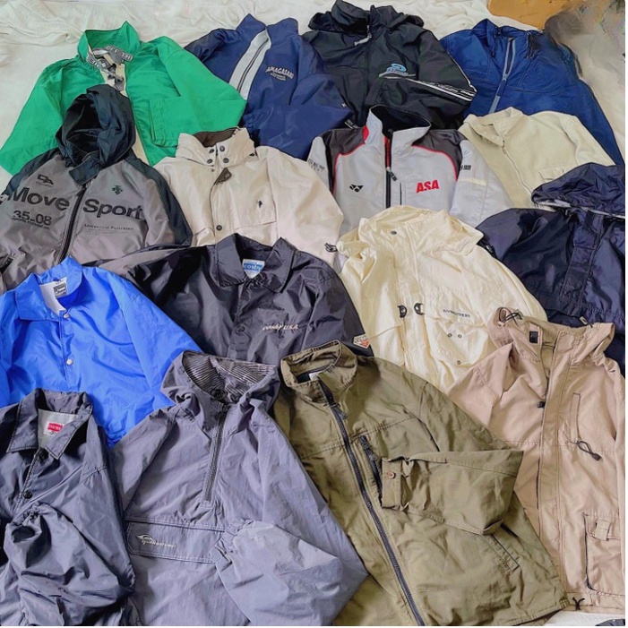 Áo Khoác Nam ,Áo Khoác Dù Gió 2hand Phong Cách Hàn Quốc , 2 Lớp Dày Dặn Hàng Chất Lượng Secondhand Ấm Lạnh Đẹp