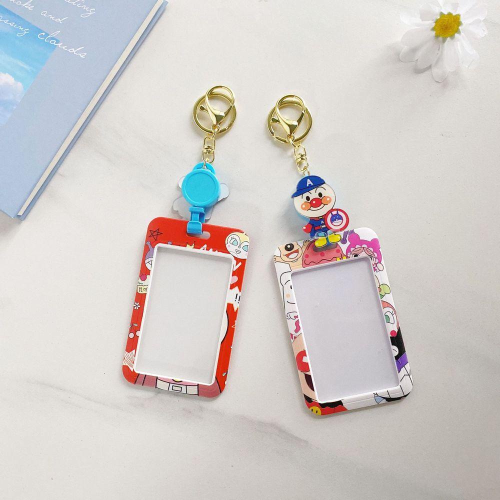 ELEGANT Ví Đựng Thẻ ID / Thẻ Ngân Hàng / Móc Khóa Họa Tiết Hoạt Hình Doraemon Maruko Kiểu Nhật Bản