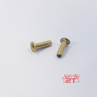 Combo 2 chốt tán bánh xe xỏ chỉ Zippo loại brass - Chốt tán xỏ chỉ bánh xe Zippo