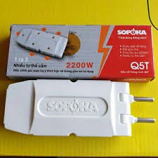 Phích cắm điện thông minh 1 chia 3 và 1 chia 5 SOPOKA Q3 Q5