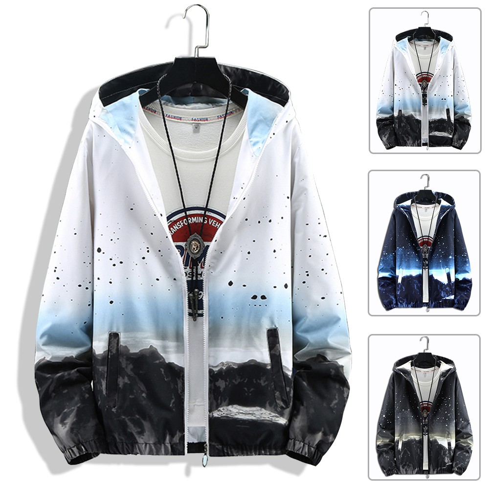 Áo Khoác Nhẹ Nam Thu Đông Mũ Trùm Đầu In Hình Phong Cảnh Hot Trend 2020 ZENKODLMEN AO KHOAC NAM 131 | BigBuy360 - bigbuy360.vn