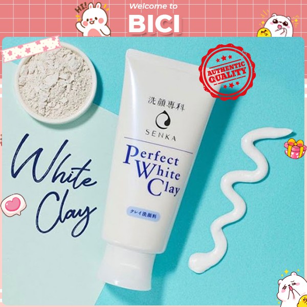 Sữa Rửa Mặt Senka Perfect White Clay