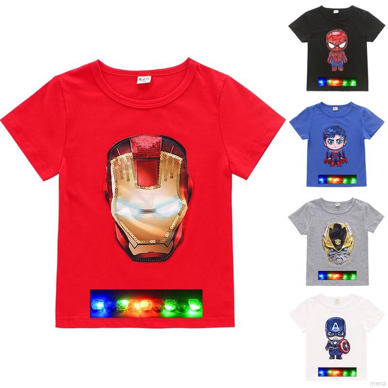 Áo thun tay ngắn in họa tiết xinh xắn cho bé