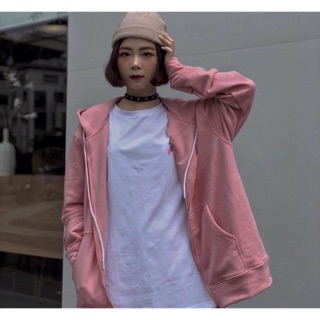 Hoodie zip basic