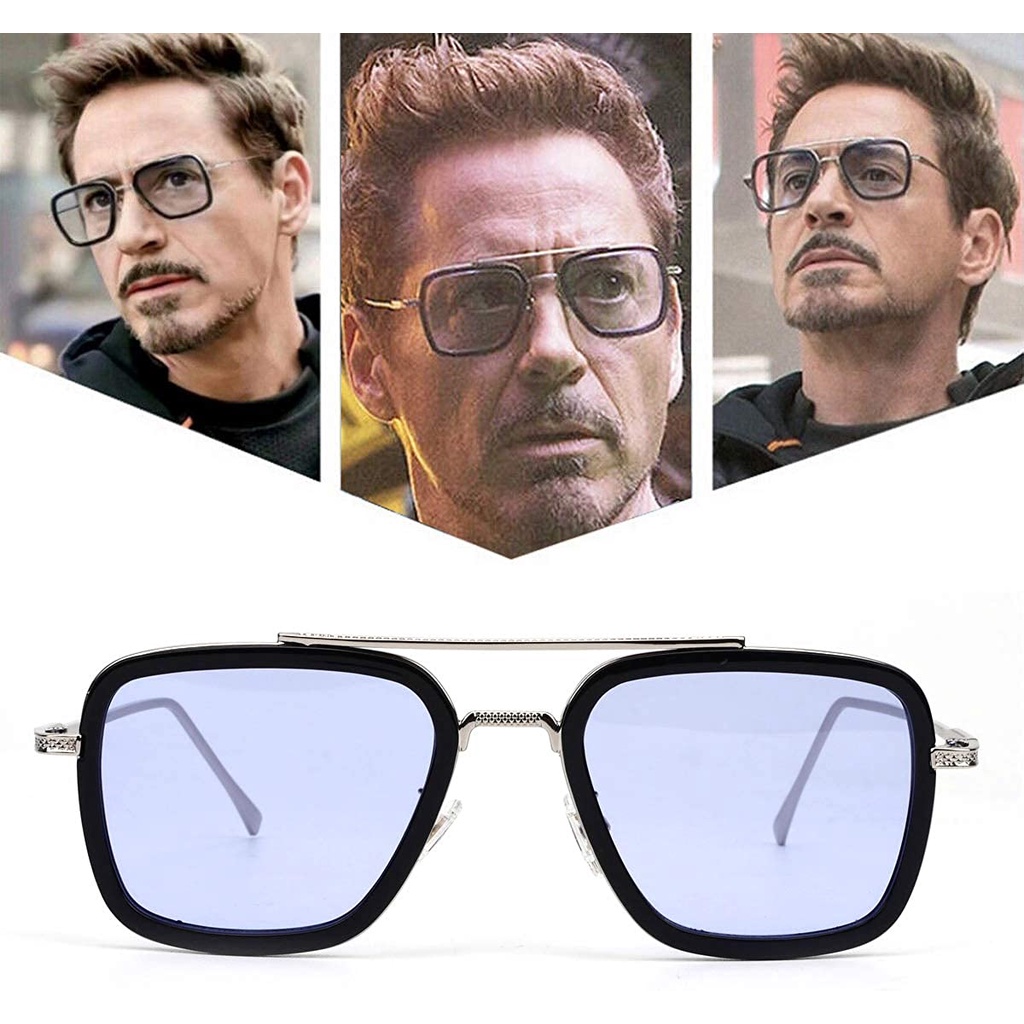 Kính mát Marvel tony stark 006 phong cách avengers iron man thời trang cho nam