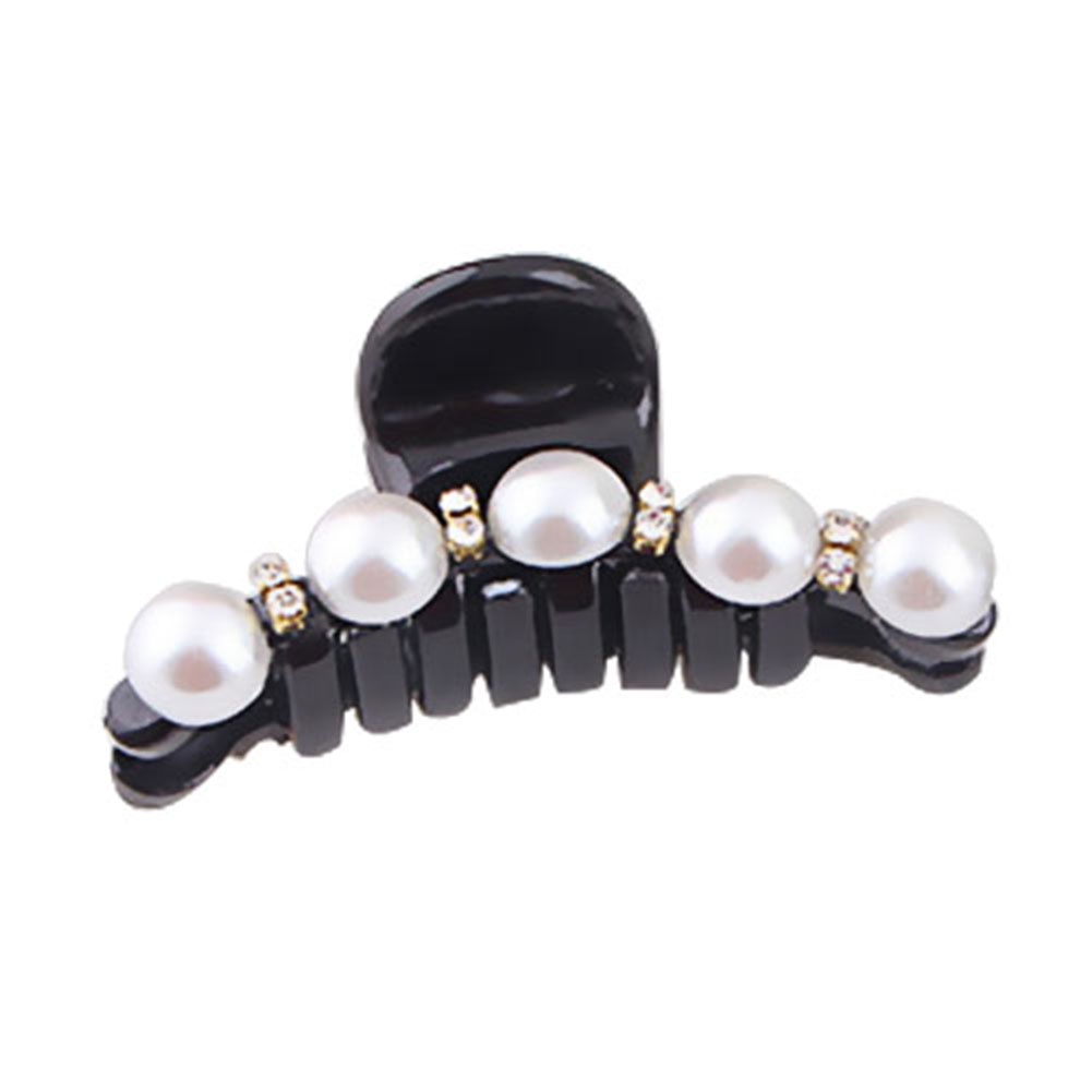 Kẹp tóc nữ đính đá và ngọc trai giả thời trang thanh lịch