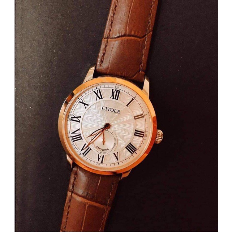 Đồng hồ nam citole dây da ct5133vd chính hãng
