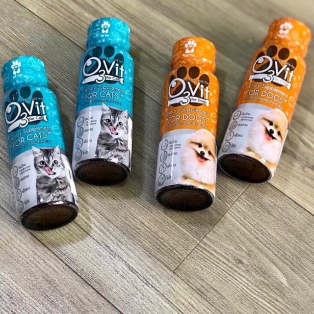 [pet]O3vit siro dưỡng lông kích thích ăn chó mèo
