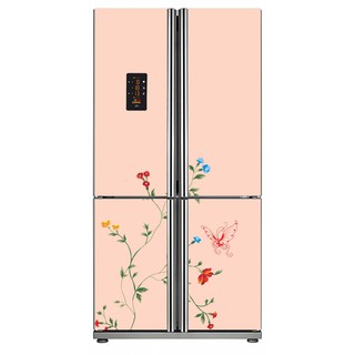 Decal dán tủ lạnh loại 4 cửa