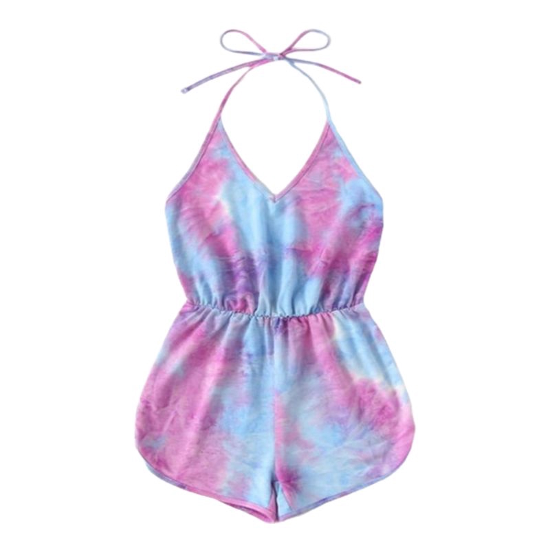 Jumpsuit Hở Lưng Cổ Chữ V Quyến Rũ