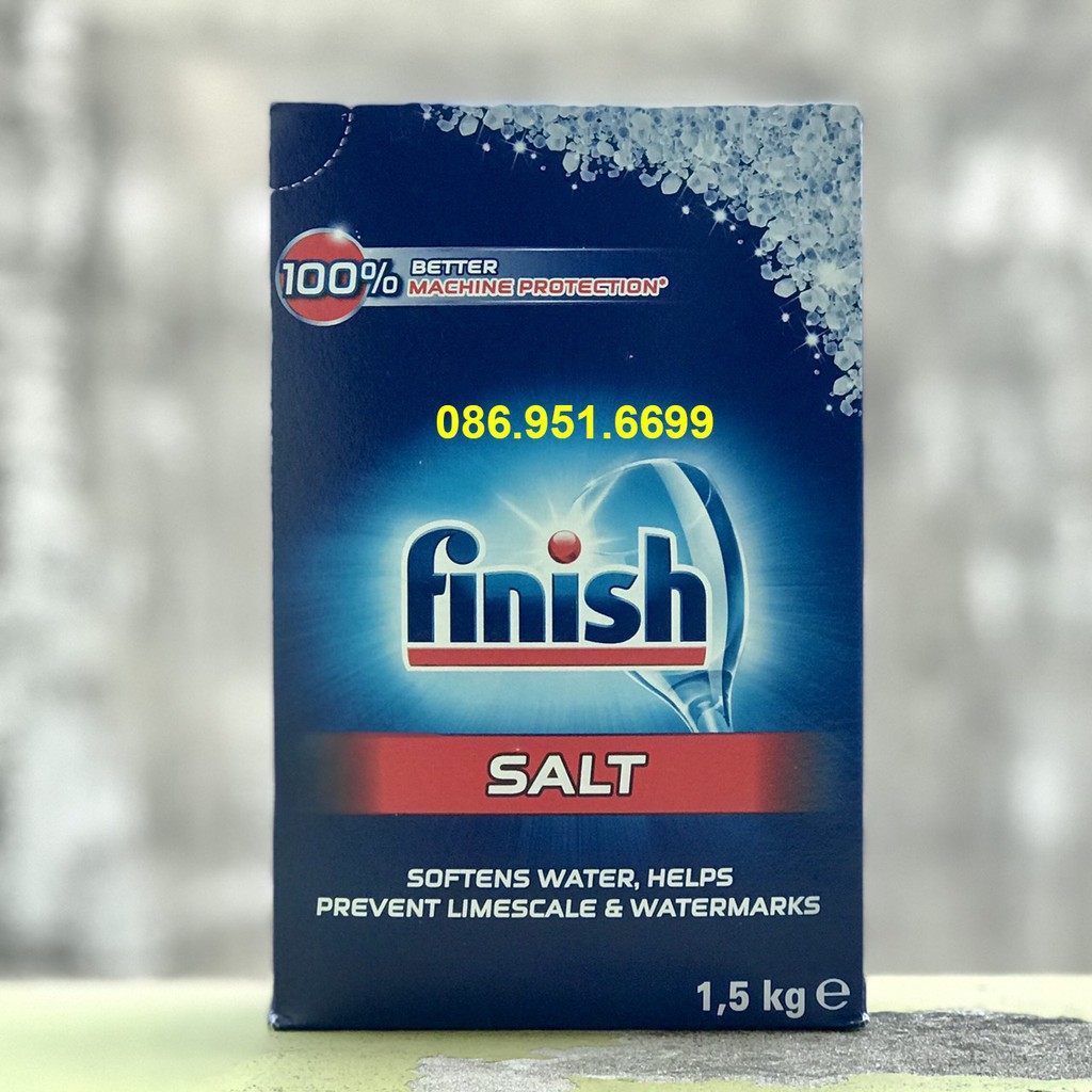 Muối rửa bát finish 4kg [KM thêm 5 Viên Finish Nhật]