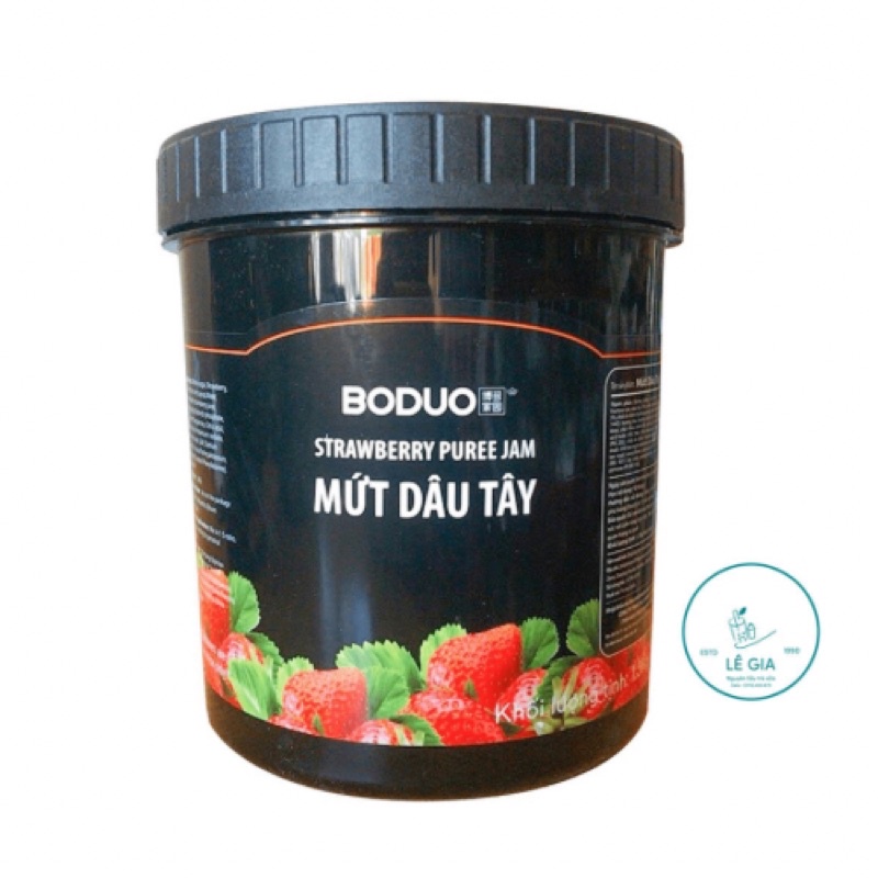 Mứt dâu tây Boduo hộp 1,3kg