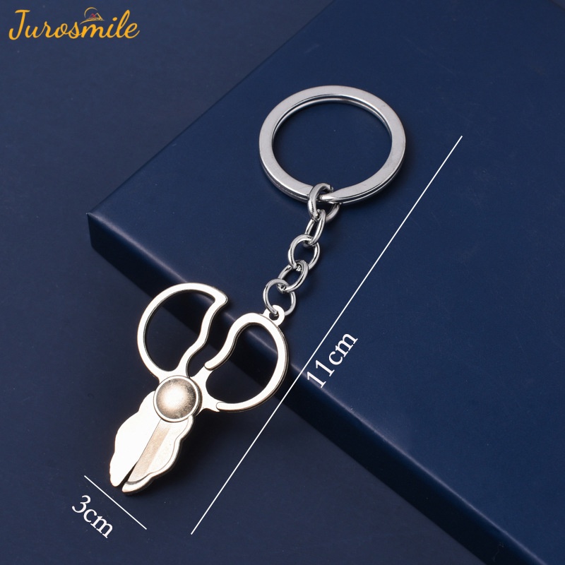 Móc Khóa Hình Cờ Lê Mini Bằng Kim Loại Có Thể Điều Chỉnh Dùng Sửa Chữa Xe Đạp / Xe Máy