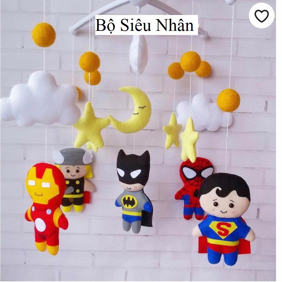 [RẺ NHẤT SHOPEE] Treo Nôi Em Bé Bộ Màu Kích Thích Thị giác Trẻ -  TẶNG Khung Chữ Thập