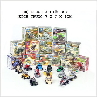 Bộ Sưu Tập Đồ Chơi Lego 14 Mẫu Xe Quân Sự