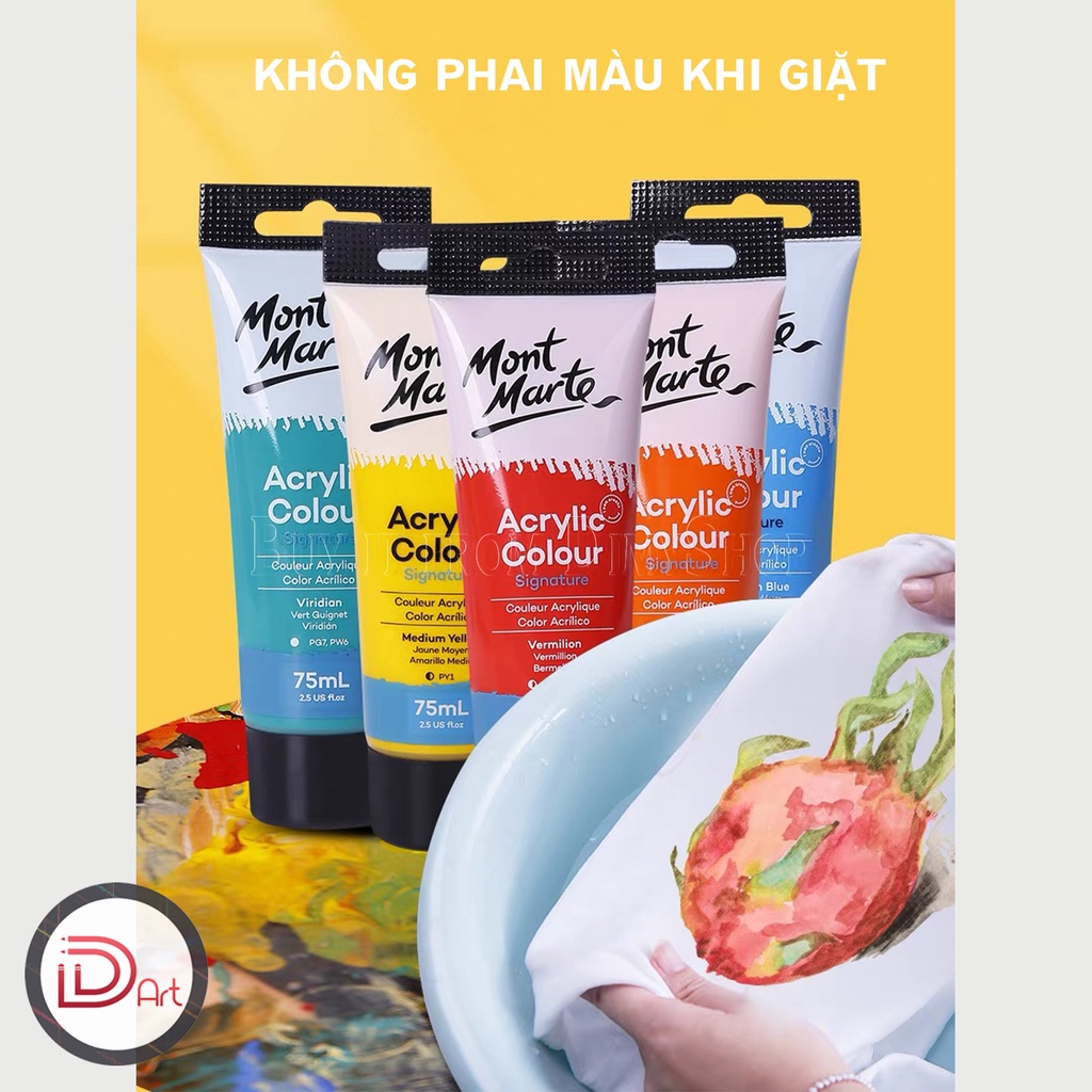 Màu vẽ acrylic Mont Marte 75ml