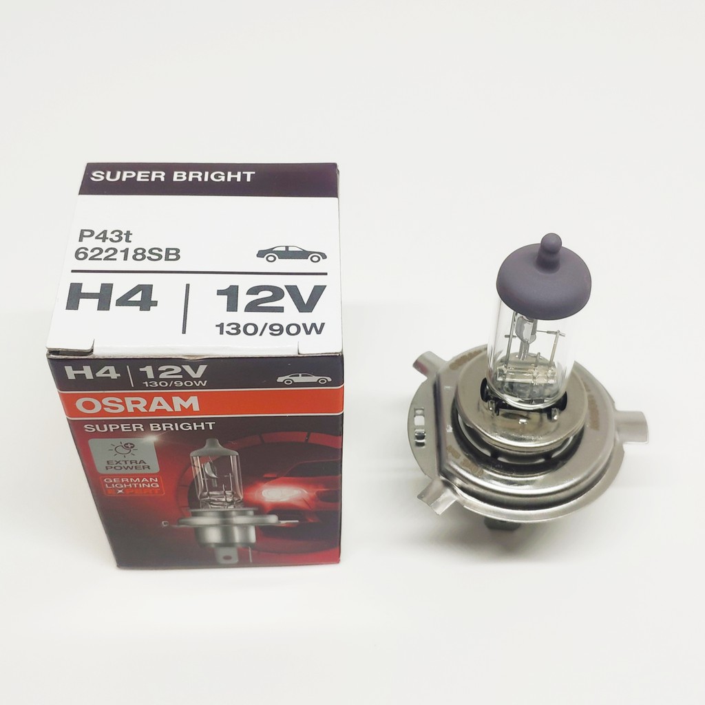 Bóng đèn H4 12V 130 / 90W Osram Chính hãng 1 H4 Đèn pha