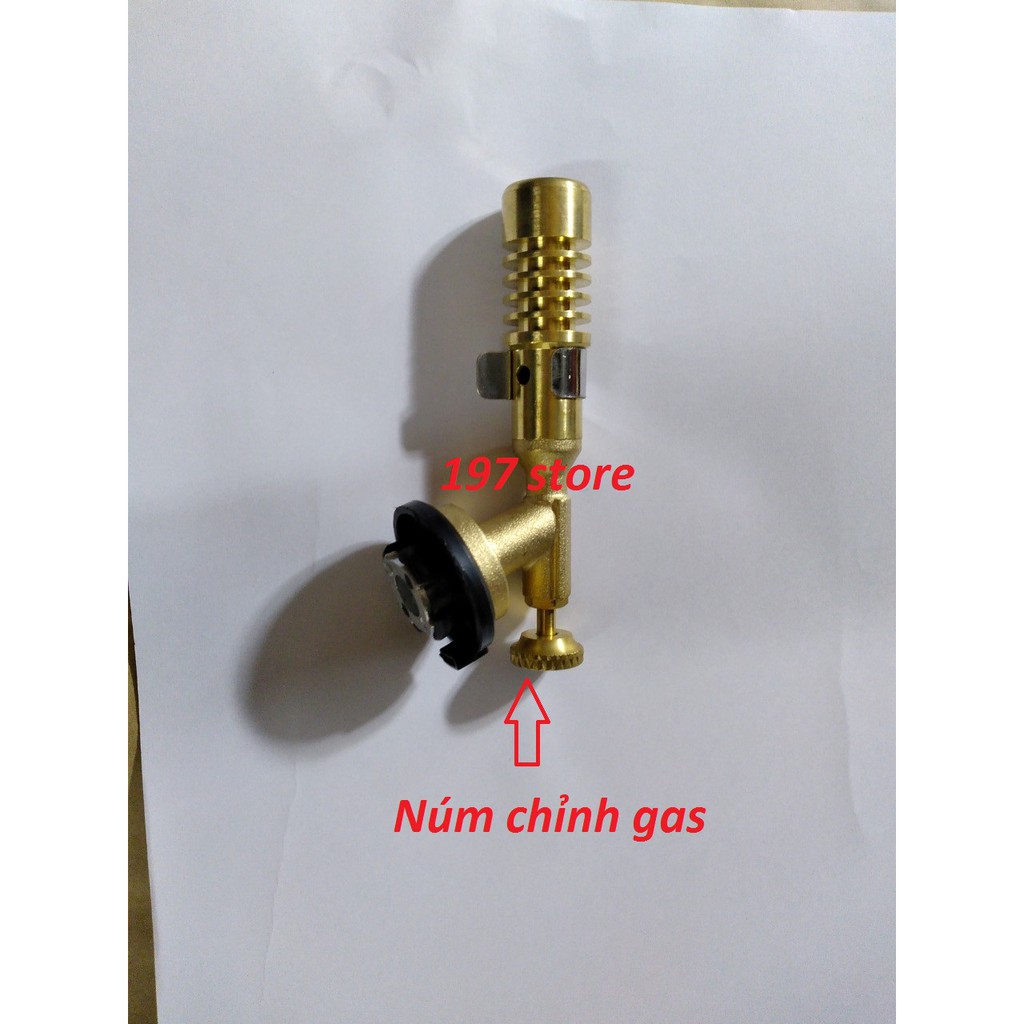 Đèn Khò Ga Mini Bằng đồng nguyên khối chịu nhiệt 1300 độ C