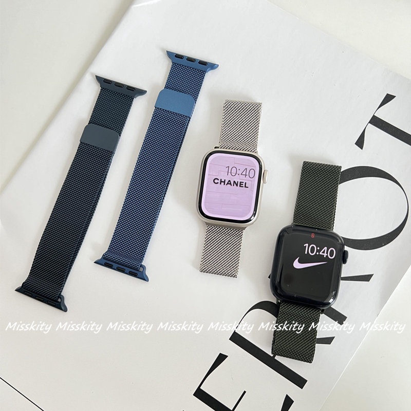 Dây Đeo Inox Milanese Cho Đồng Hồ Thông Minh iWatch Series Ultra 8 7 SE 3 4 5 6 2 49mm 45mm 41mm 44mm 40mm 38mm 42mm