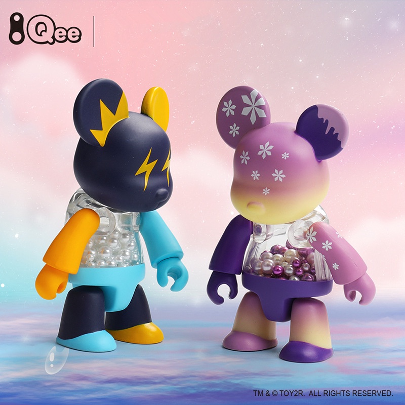 Lego QEE Hộp Mù Cầm Tay Netflix peripheral Hình Gấu Chơi Khuôn Lắp Ráp Thủ Công