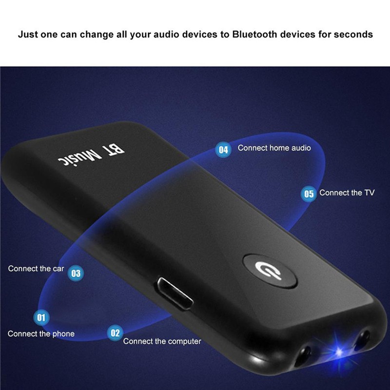Bộ Chuyển Đổi Âm Thanh Bluetooth V4.2 2 Trong 1