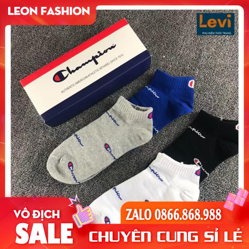 Tất cổ ngắn Chapihome Siêu cấp [HỘP 4 ĐÔI] Vớ nam nữ 95% Cotton cho khả năng hút ẩm từ đó hạn chế mùi hôi, Quà Tặng