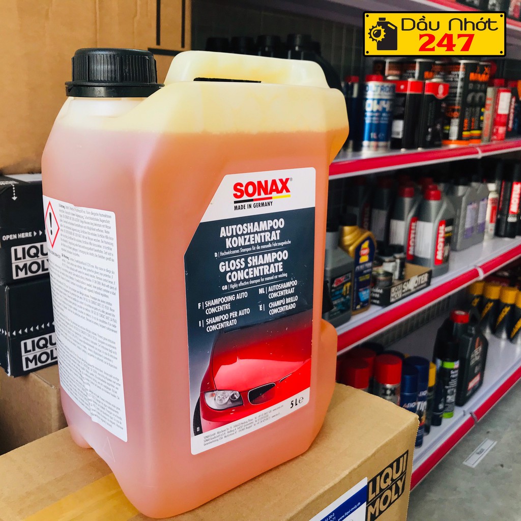 Nước rửa xe Sonax - Can 5L