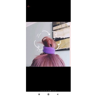 combo 10 cột tóc len. mix đủ màu. co dãn tốt