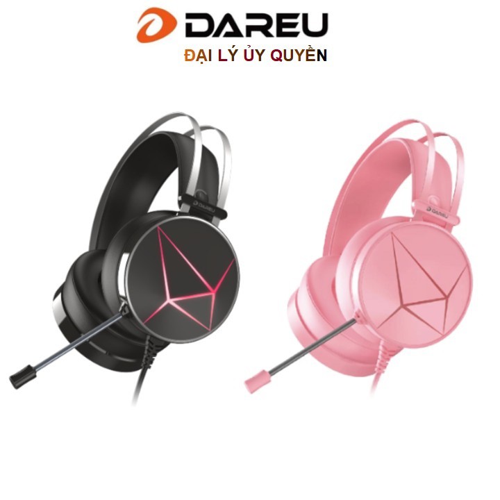 Tai nghe DAREU EH722s Pink / Black- giả lập 7.1 ChopperGaming