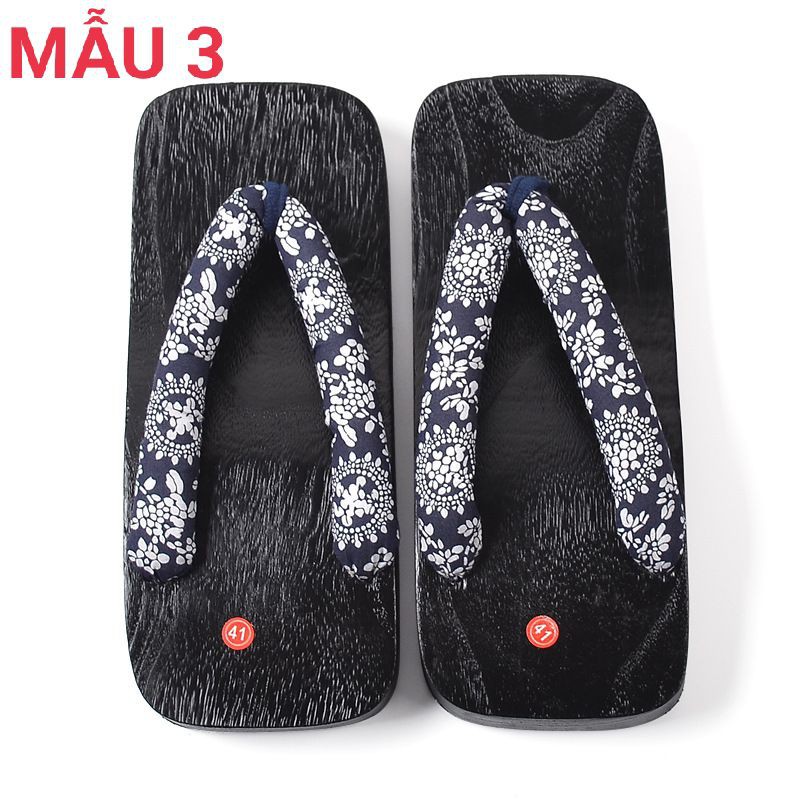 Guốc Gỗ Nhật Dành Cho Nam đế phẳng quai chữ Y thoải mái