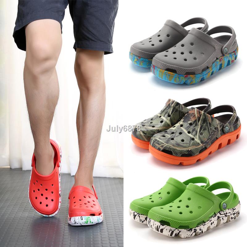 ✱Giày Đi Biển Đế Mềm Chống Trượt Thiết Kế Đục Lỗ Thời Trang Cho Nam | BigBuy360 - bigbuy360.vn