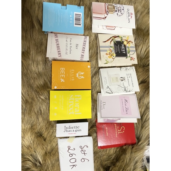 set vial nước hoa các hãng