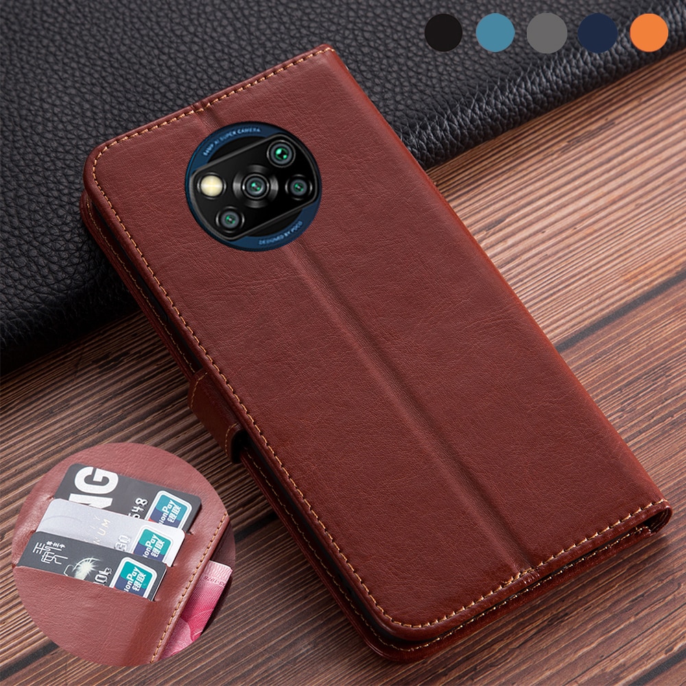 Bao da điện thoại sang trọng cho Xiaomi Mi Poco X3 Nfc M3 Redmi Note10 Note10 Pro On