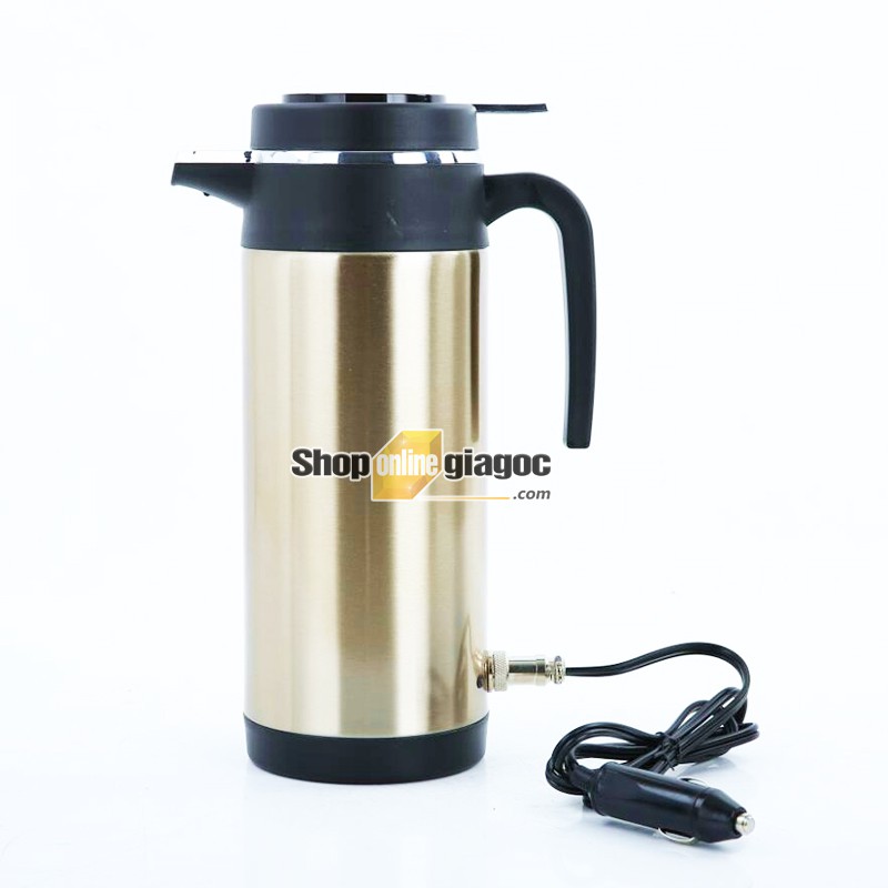 Bình đun nước sôi 12V cho xe ô tô inox 304 spw-02