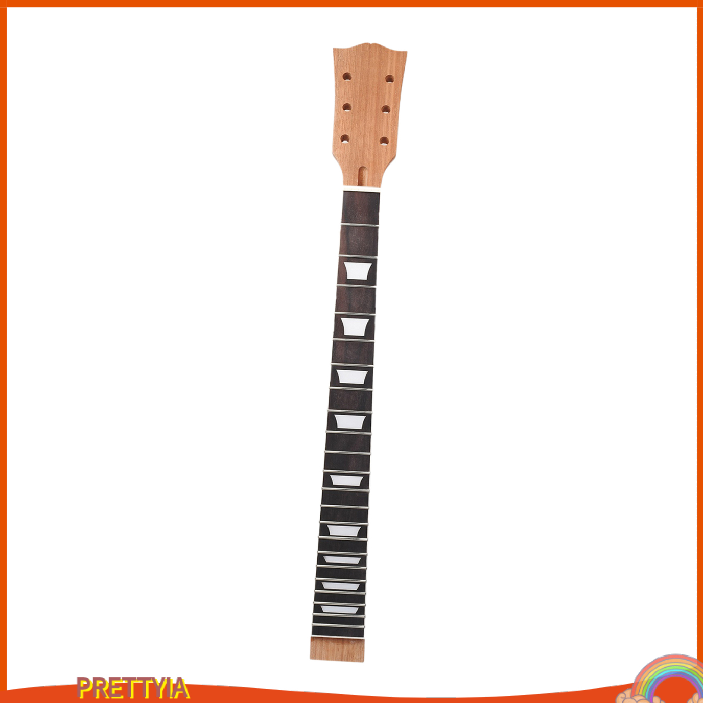 [PRETTYIA]Guitar Neck 22 fret,24.8 inch Mahogany Fretboard for LP Electric Guitar